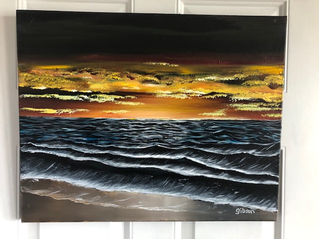 seascape painting gibson
