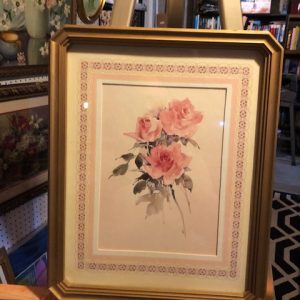rosses, vintage print, unusual frame